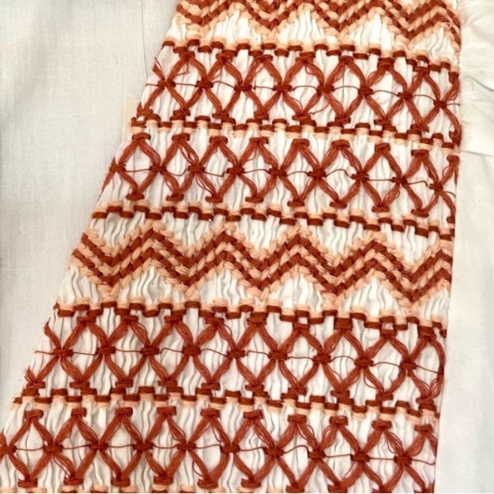 Madewell Embroidered Poplin V-Neck Mini Dress xs new - Picture 9 of 9